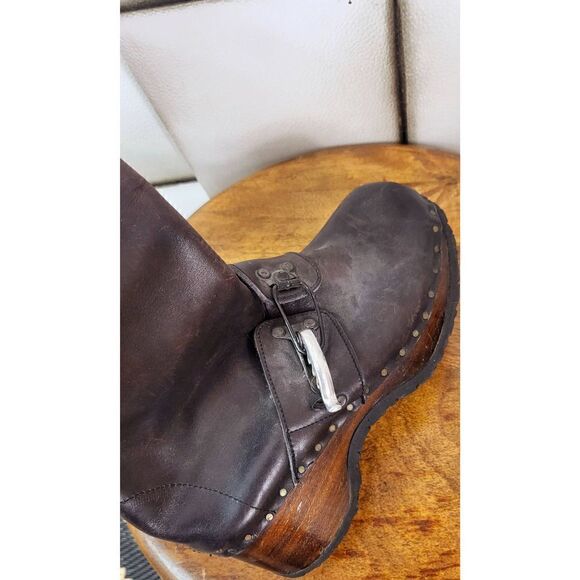 Paysannerie vintage clog boots - Picture 3 of 12